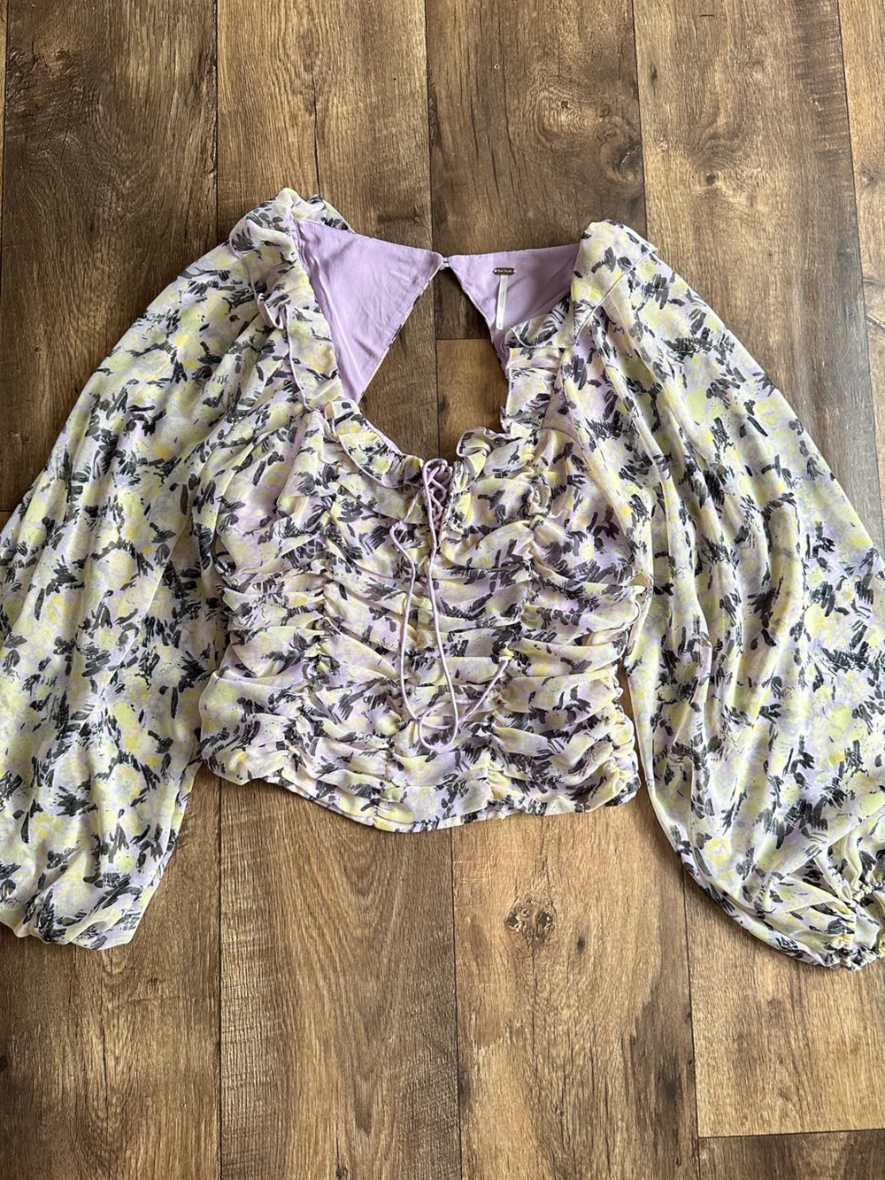 Free People Floral Top